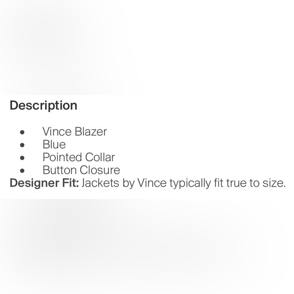 VINCE designer blazer - Picture 7 of 8